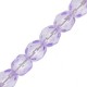 Abalorios facetadas cristal Checo Fire Polished 4mm - Crystal bright purple